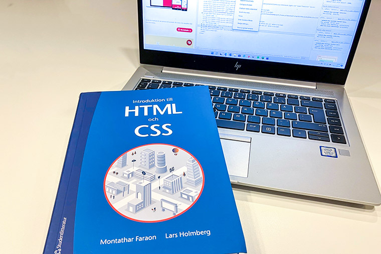 Läroboken Introduktion till HTML och CSS.