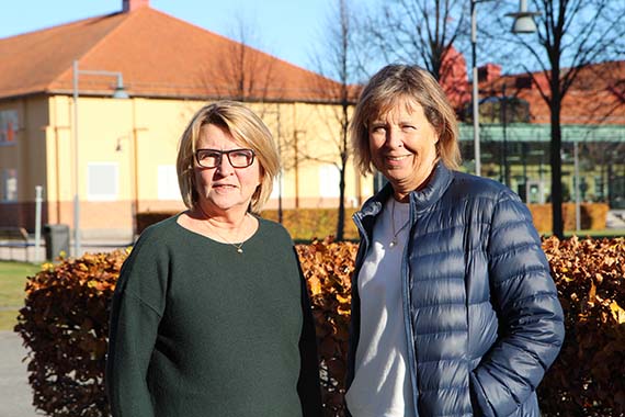 Agneta Jonsson och Susanne Thulin vid Högskolan Kristianstad