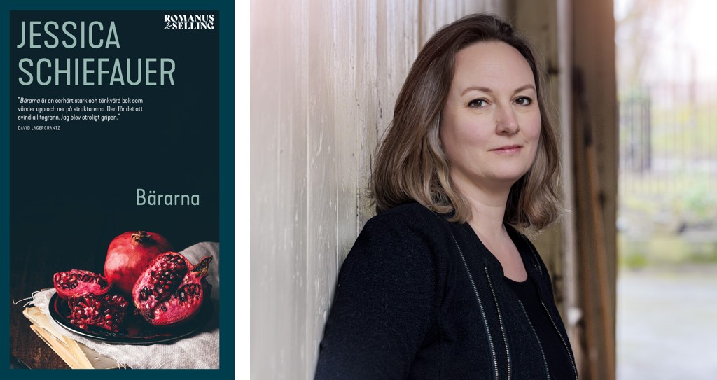 Omslag boken Stöld och författaren Ann-Helén Laestadius