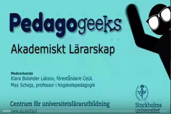Pedagogeeks. Akademiskt lärarskap.