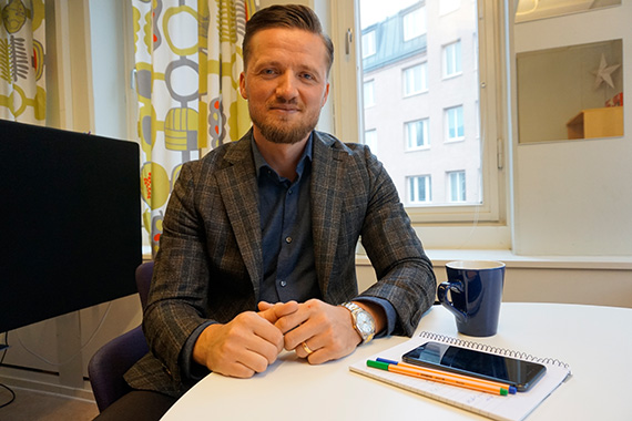 Arber Jashari, alumn från PA-programmet