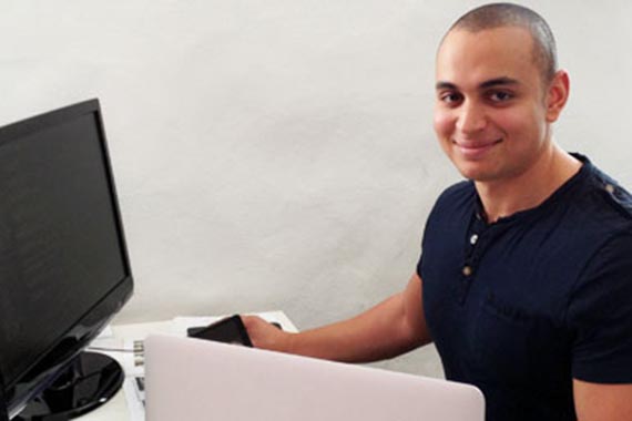 Mohammed, webbutvecklare, Digital design