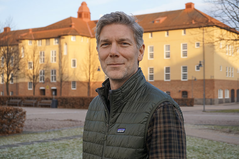 Ulf Ericsson på högskolans campus
