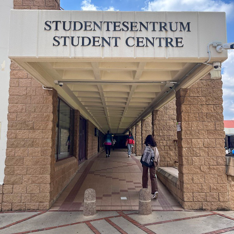 Studentcentrum på University of Pretoria.