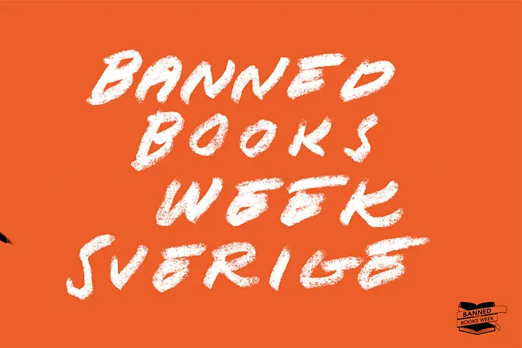 Logotype for Banned Books Week Sweden