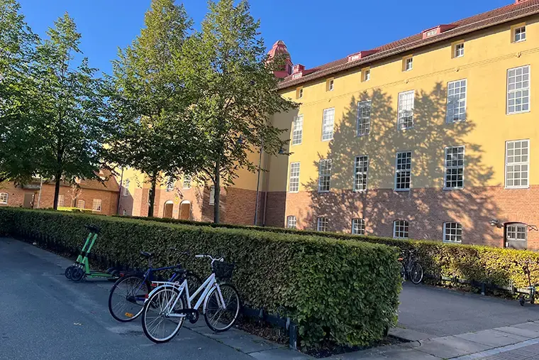 Cykelparkering.