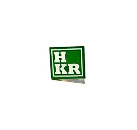 Pin med texten HKR.