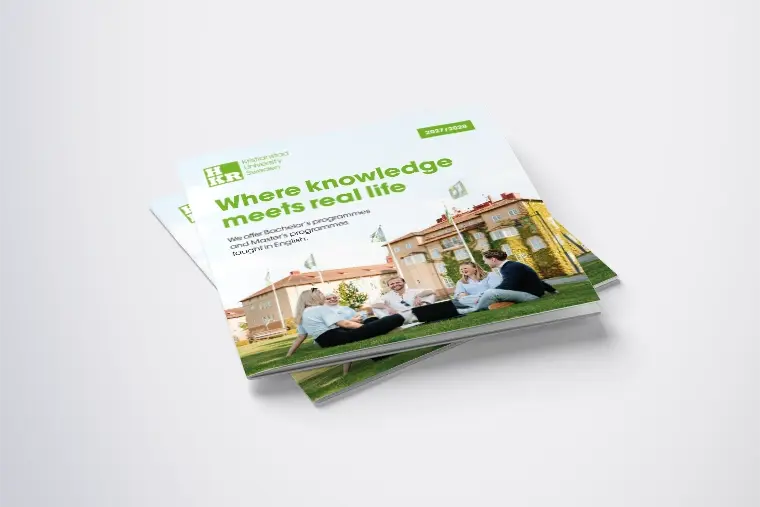 Cover International programmes brochure.